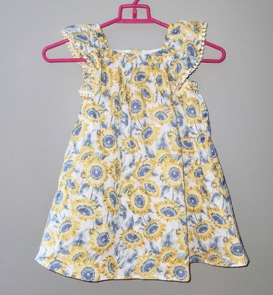 Tommy Bahama Yellow and Blue Floral Dress